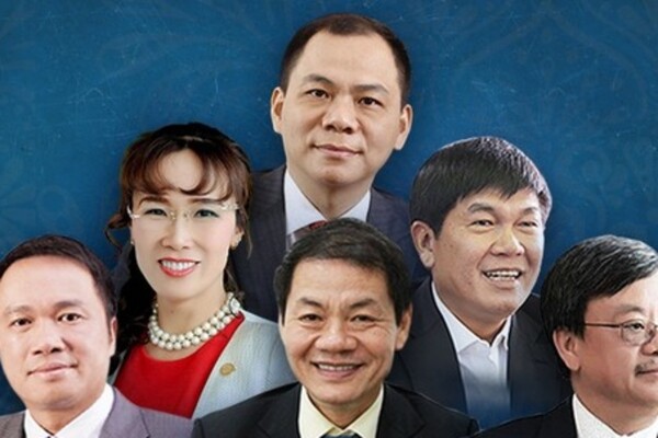 세계 최고 부자, 베트남인 6인 / 출처: 온라인 커뮤니티