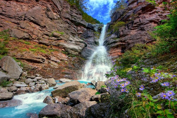 강원도 삼척시 미인폭포 (출처 - 삼척문화관광 홈페이지)