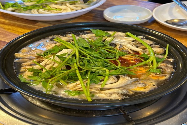 가양칼국수버섯매운탕 (출처 - 온라인커뮤니티)
