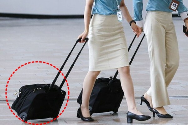 출처: 온라인 커뮤니티 (승무원 캐리어 물품)