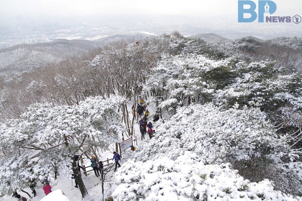 출처: 게티이미지뱅크 (수원시 겨울 설경 명소)