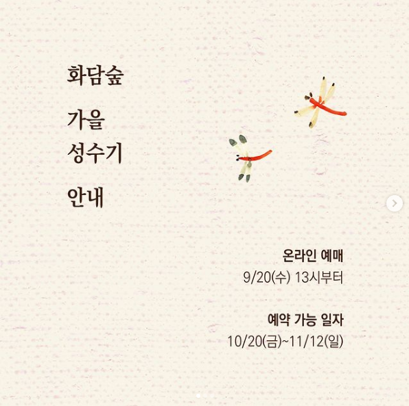 출처: 화담숲 SNS (국내 단풍, 억새 여행)